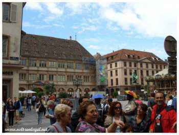 Vue panoramique de Strasbourg montrant la beauté du Rhin et de l'architecture urbaine