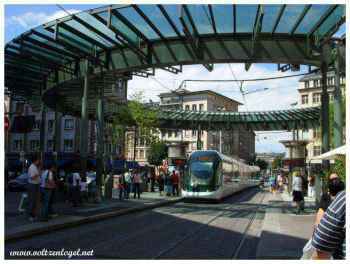 Strasbourg Place de l'Homme de Fer ; Carrefour du tramway