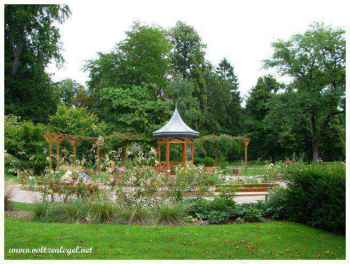 Le jardin de l'Orangerie à Strasbourg en Alsace