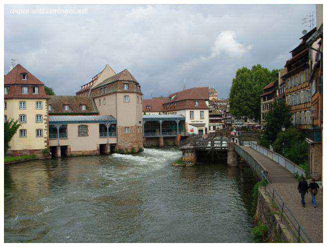 Le restaurant Au Pont Saint Martin ; L'écluse visite de Strasbourg