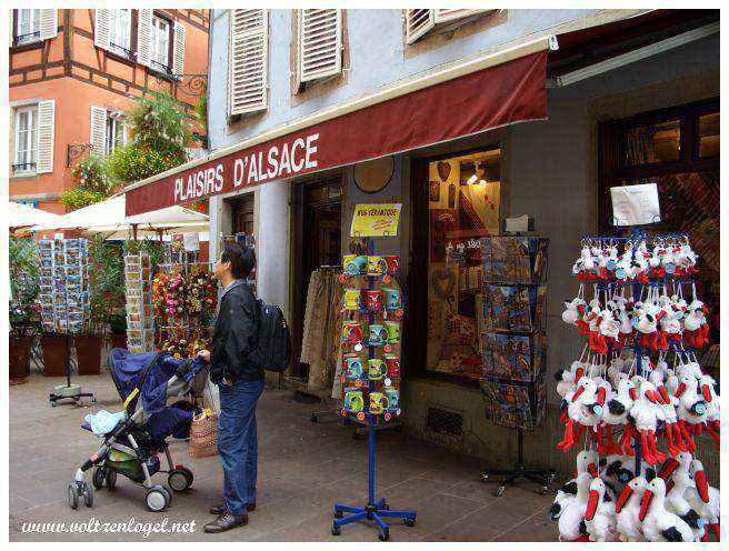 Boutique Plaisirs d'Alsace ; Produits alsaciens rue des Dentelles