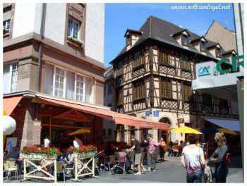 Salon de thé à Strasbourg Petite France ; Place benjamin zix