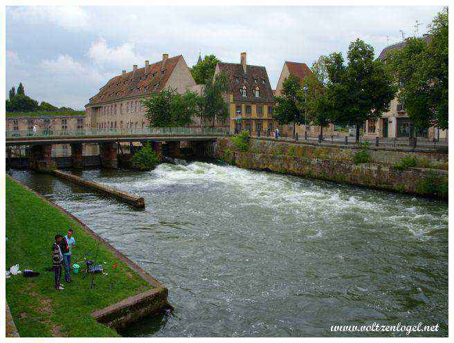 Le barrage quartier Ponts-Couverts à Strasbourg