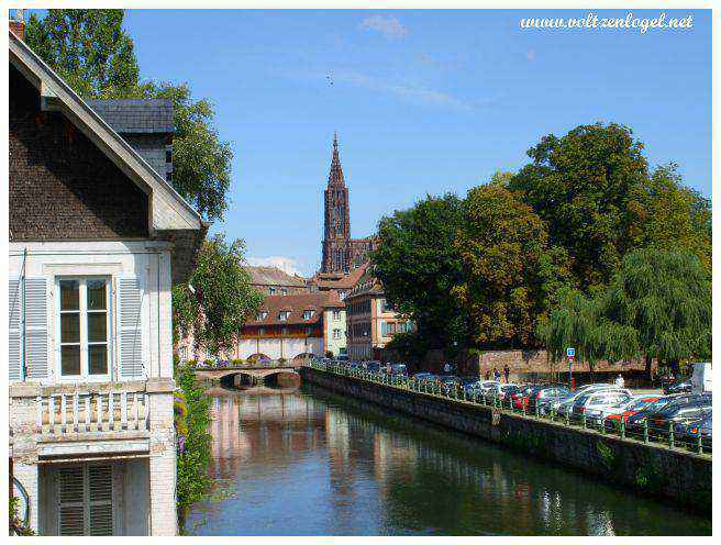 Vue panoramique depuis le Barrage Vauban à Strasbourg