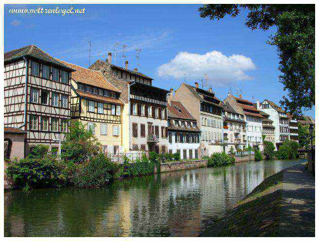 Ponts Couverts médiévaux sur l'Ill à Strasbourg