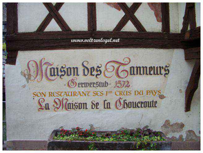 Winstub La Maison des Tanneaurs ; La Maison de la Choucroute à Strasbourg