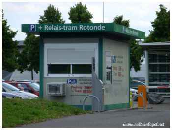 Le parking Relais Tram Rotonde ; Se rendre au centre-ville de Strasbourg