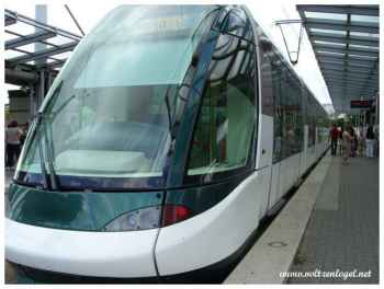 La station tramway parking Rotonde à Cronenbourg & Strasbourg