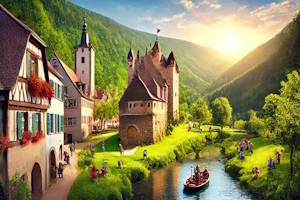 Château médiéval de Wangenbourg en Alsace