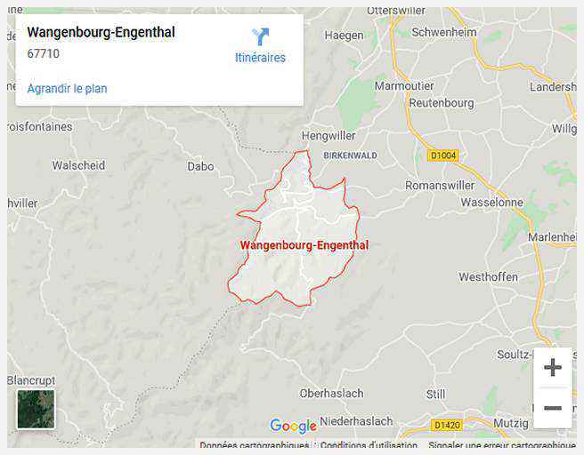La ville de Wangenbourg Engenthal en Alsace. Randonnée de 10km dans les Vosges
