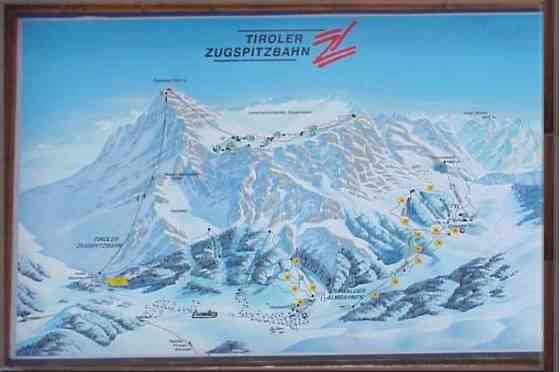 Téléphérique Zugspitze, Tyrol, offrant une vue spectaculaire sur les montagnes