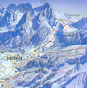 domaine skiable du Marienberg en autriche