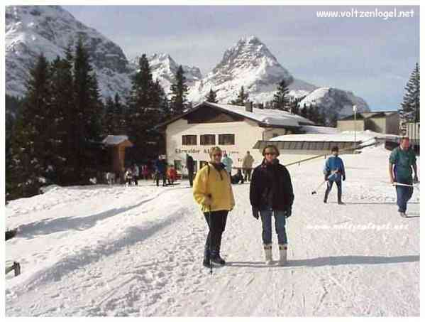 Ehrwalder Alm, skier au Tyrol en Autriche