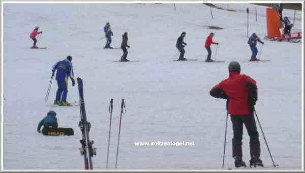 pistes de ski à Lermoos au tyrol