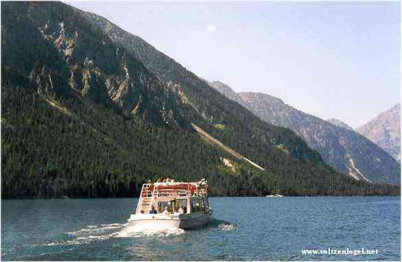 Lac Eibsee - eaux turquoise et montagnes