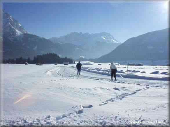 Le Massif Alpin du Zugspitze à Ehrwald en Autriche