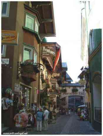 La ville de Kufstein en Autriche. Le centre historique de Kufstein