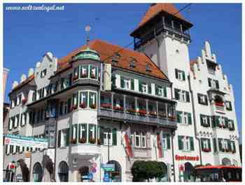 La ville de Kufstein en Autriche. Le centre historique de Kufstein