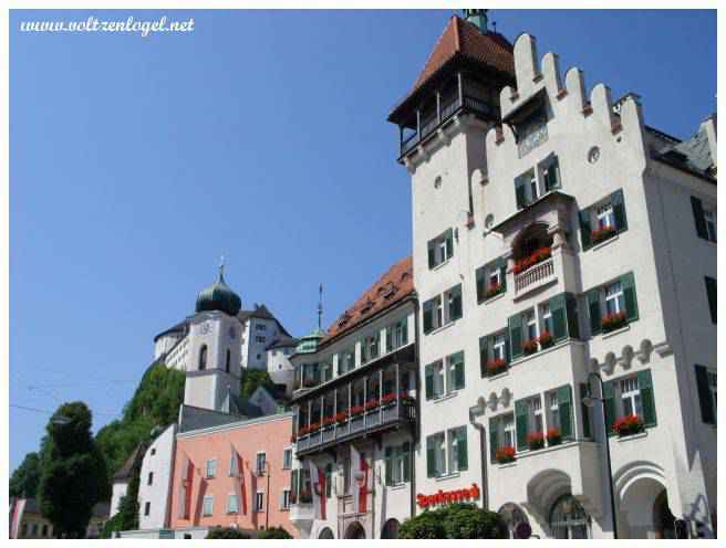 La ville de Kufstein en Autriche. Le meilleur du centre historique de Kufstein