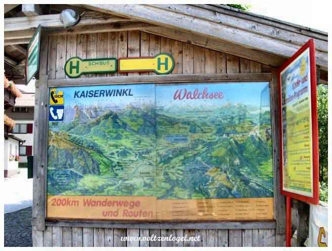 Walchsee adventure park. Le centre de loisirs du Zahmer Kaiser à Walchsee en Autriche