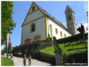 La Wolfsklamm à Stans. Le Monastère de pélerinage St Georgenberg en Autriche