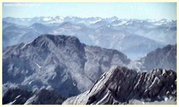 Vue panoramique sur les montagnes autrichiennes