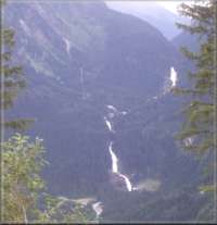 Les Chutes d'eau de Krimml : Cascade majestueuse.
