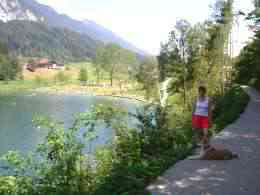 tourisme inntal, promenade au lac de Reintal
