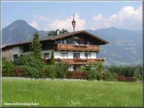 Le village de Wiesing region Achensee au tyrol en Autriche