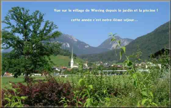 Le village de Wiesing au tyrol, l'église de Wiesing
