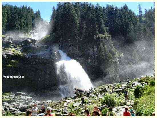 Les cascades de Krimml, les plus hautes cascades d'Autriche