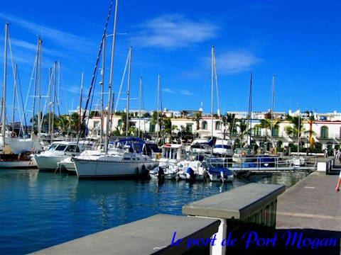 Bateaux amarrés au Port de Mogan