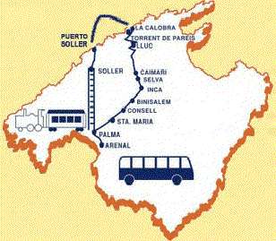 Les îles Baléares en bus et bateau, visite de Majorque