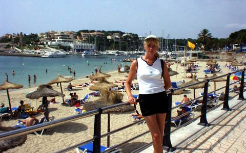Plage de Paguera avec eaux turquoise