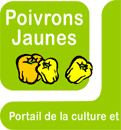 Logo de Poivron Jaunes illustrant des éléments culturels