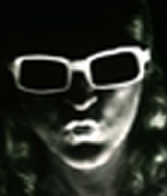 Logo du site de Michel Polnareff avec une photo de l'artiste