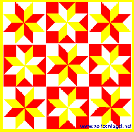 patchwork ouvrage composé de différents morceaux de tissu