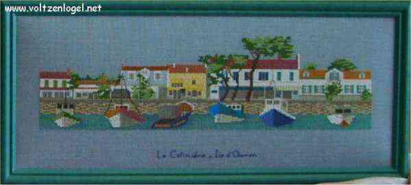 broderie au point compté