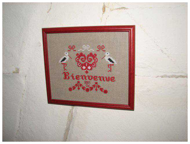 Broderie au point de croix