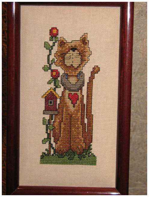 Modèle de broderie au point de croix