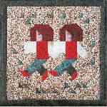 Patchwork des Gémeaux aux motifs doubles