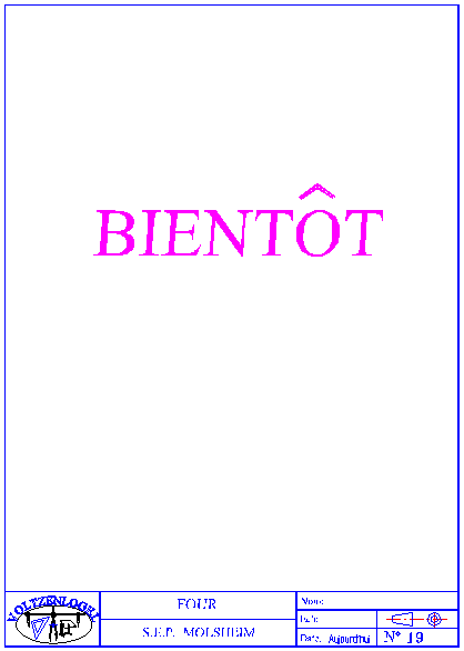 plan descriptif du four à tarte flambée